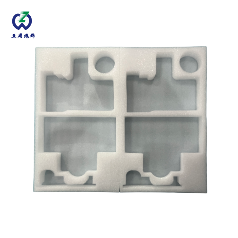 對(duì)稱雙組異形珍珠棉內(nèi)襯，成對(duì)產(chǎn)品的鏡像防護(hù)方案