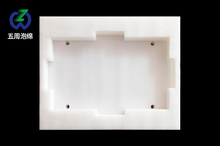 帶定位孔方形珍珠棉內(nèi)襯，平板面板精密防護(hù)內(nèi)襯