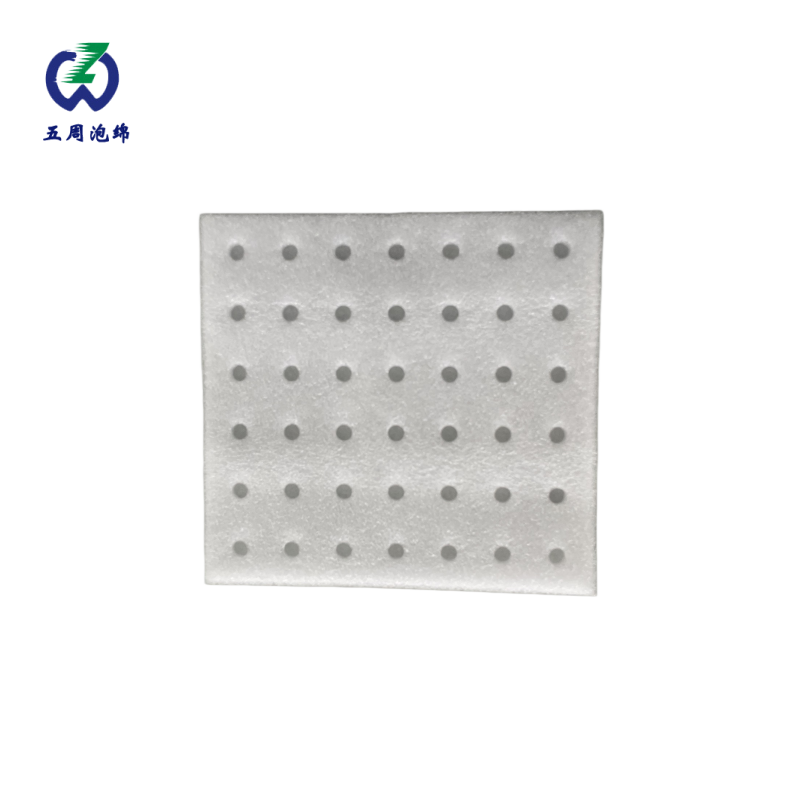多孔點(diǎn)陣珍珠棉內(nèi)襯，小型柱狀元件收納周轉(zhuǎn)方案